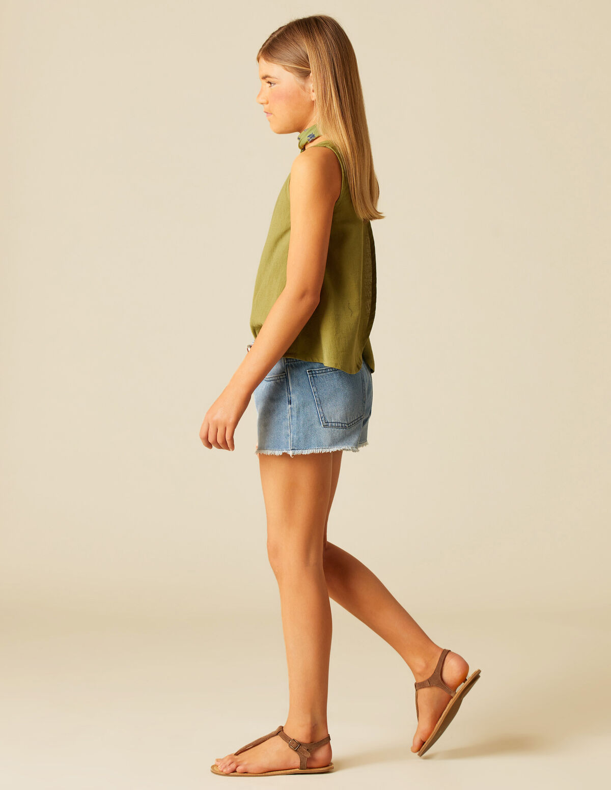 SHORT BOTONES BLANCO