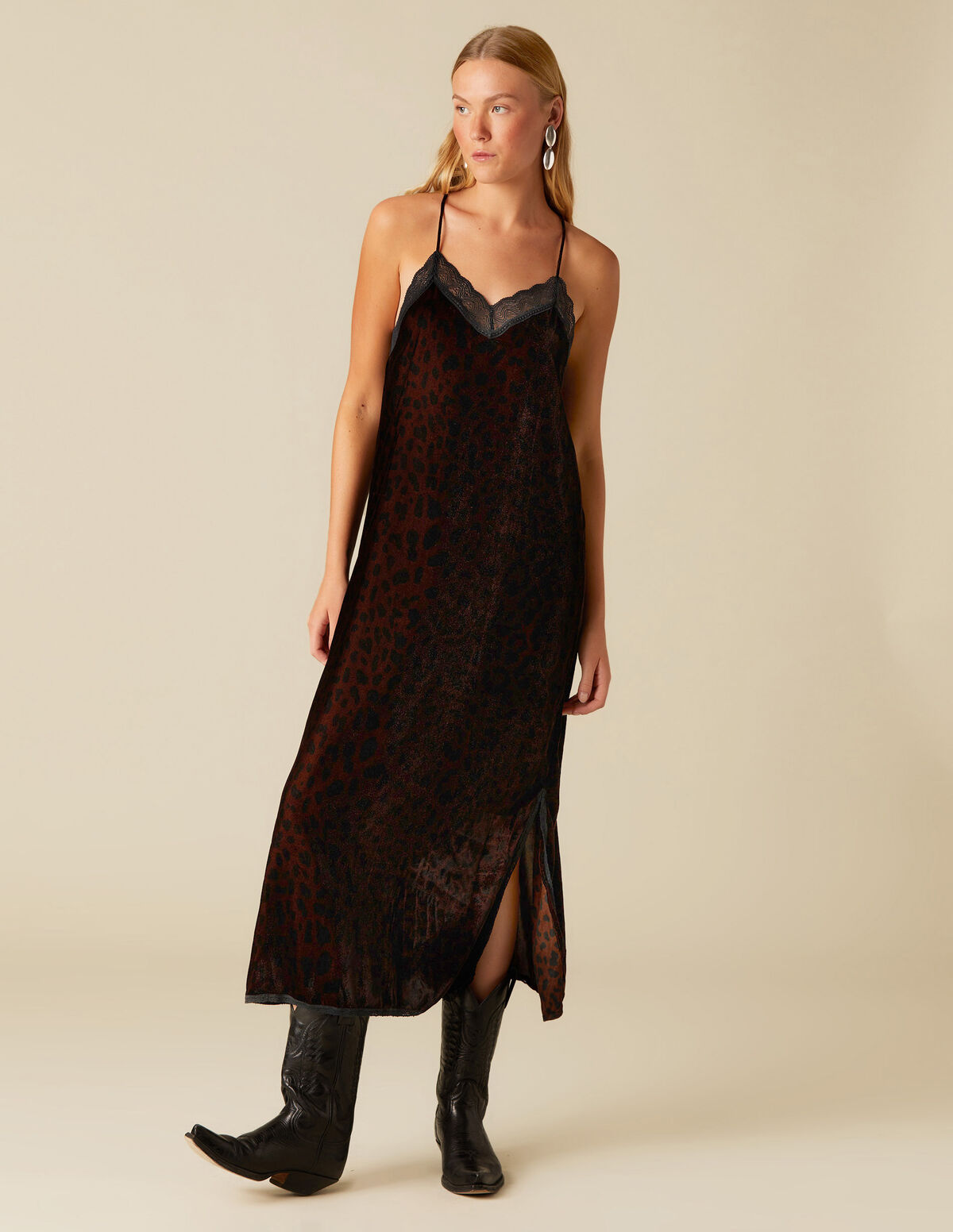 VESTIDO ESTILO LINGERIE ANIMAL PT