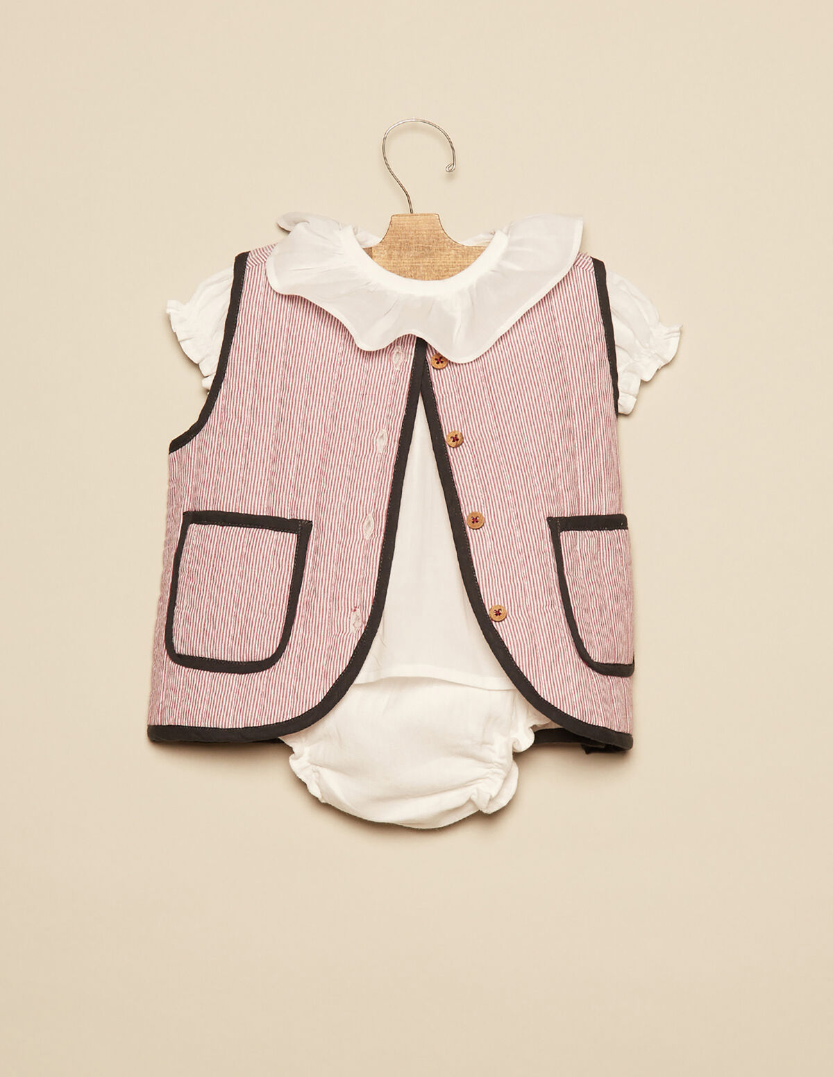CAMISA VOLANTE JARETAS BLANCA