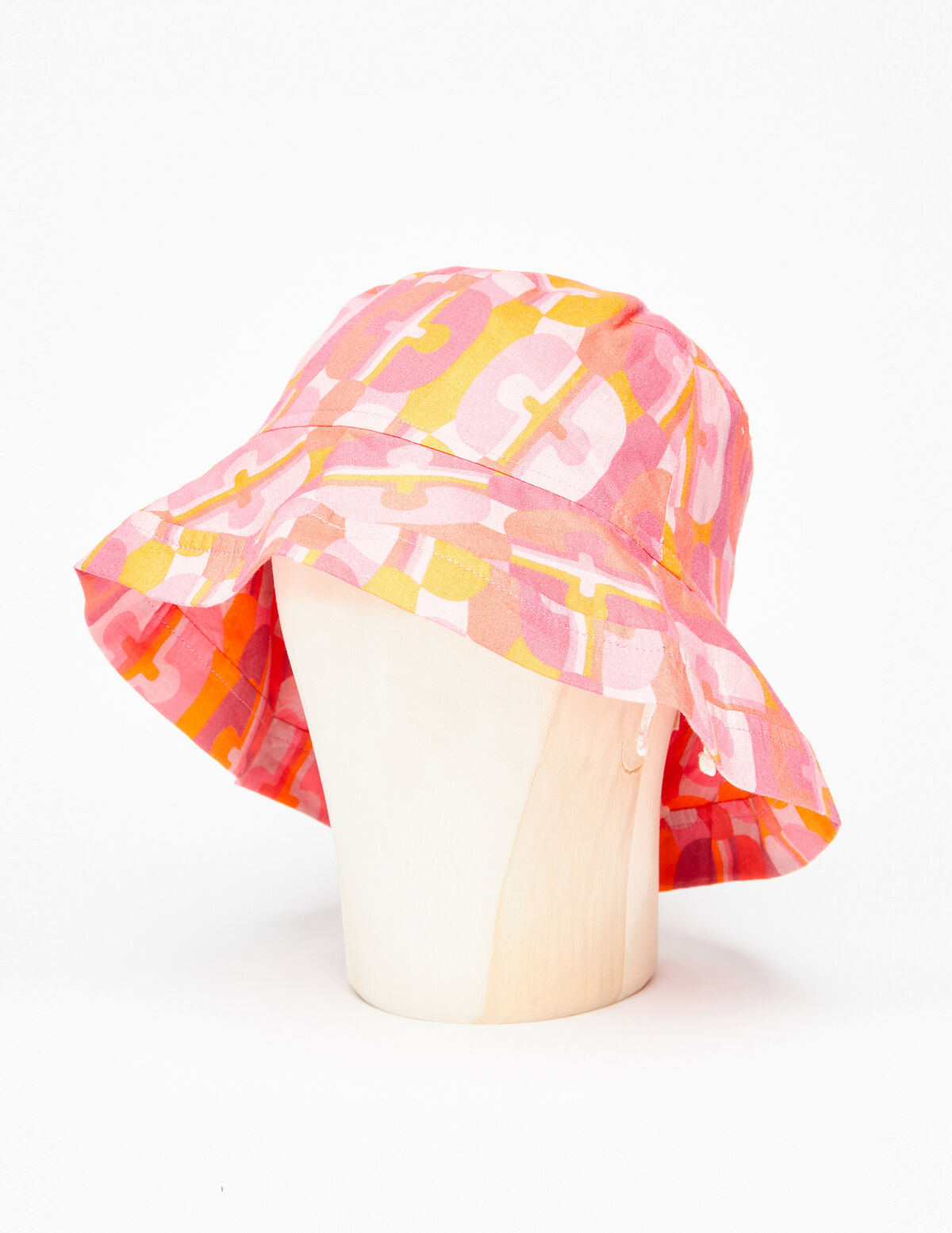 Bonnet rétro rose