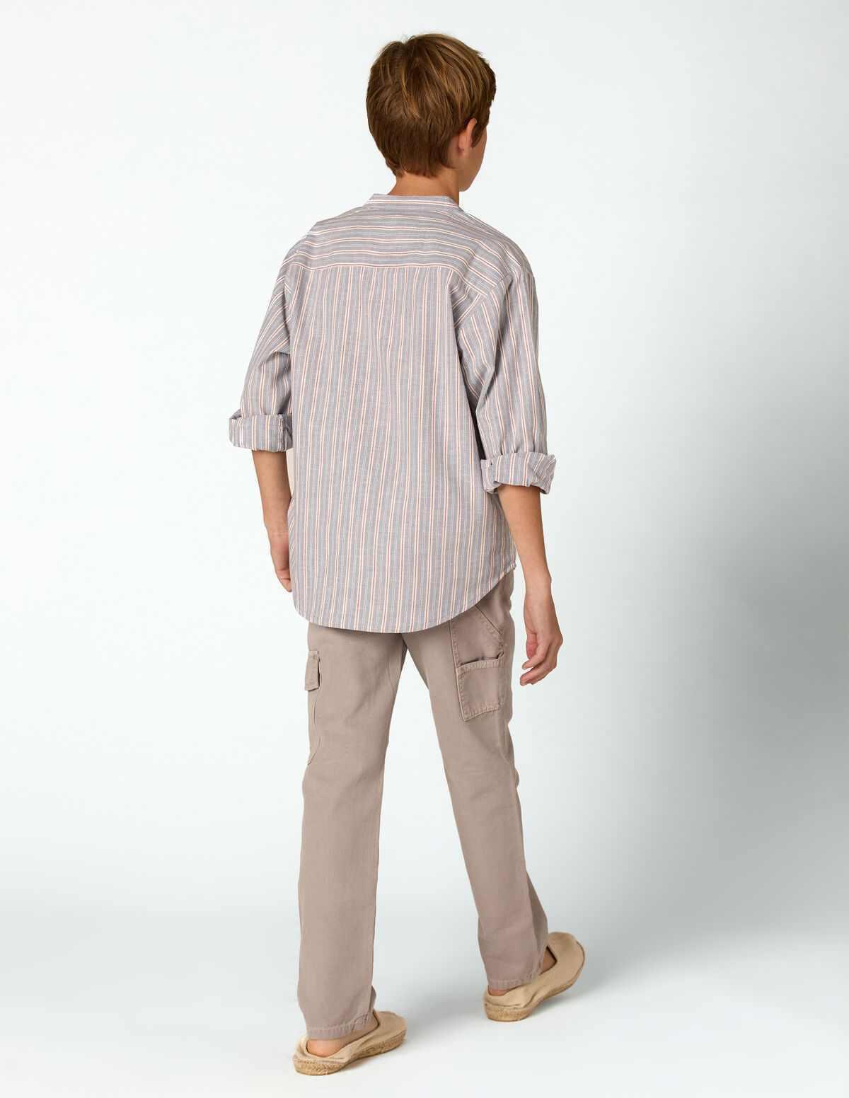 BLUE/RED STRIPED SHIRT