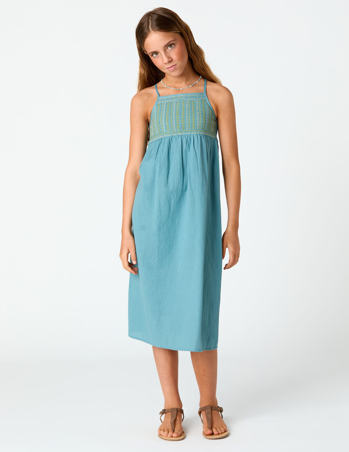 POND EMBROIDERED DRESS