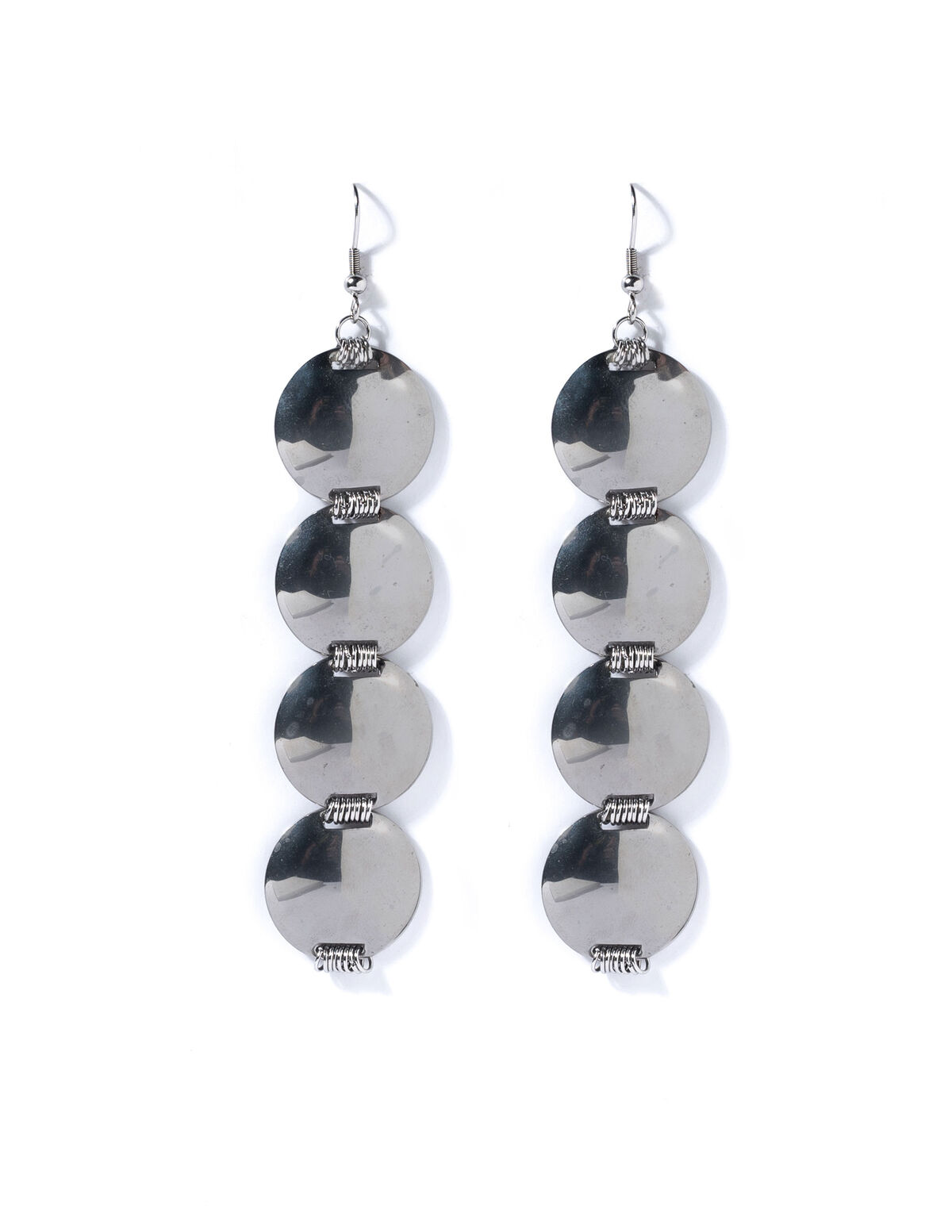 Silver circle earrings - Jewelry - Nícoli