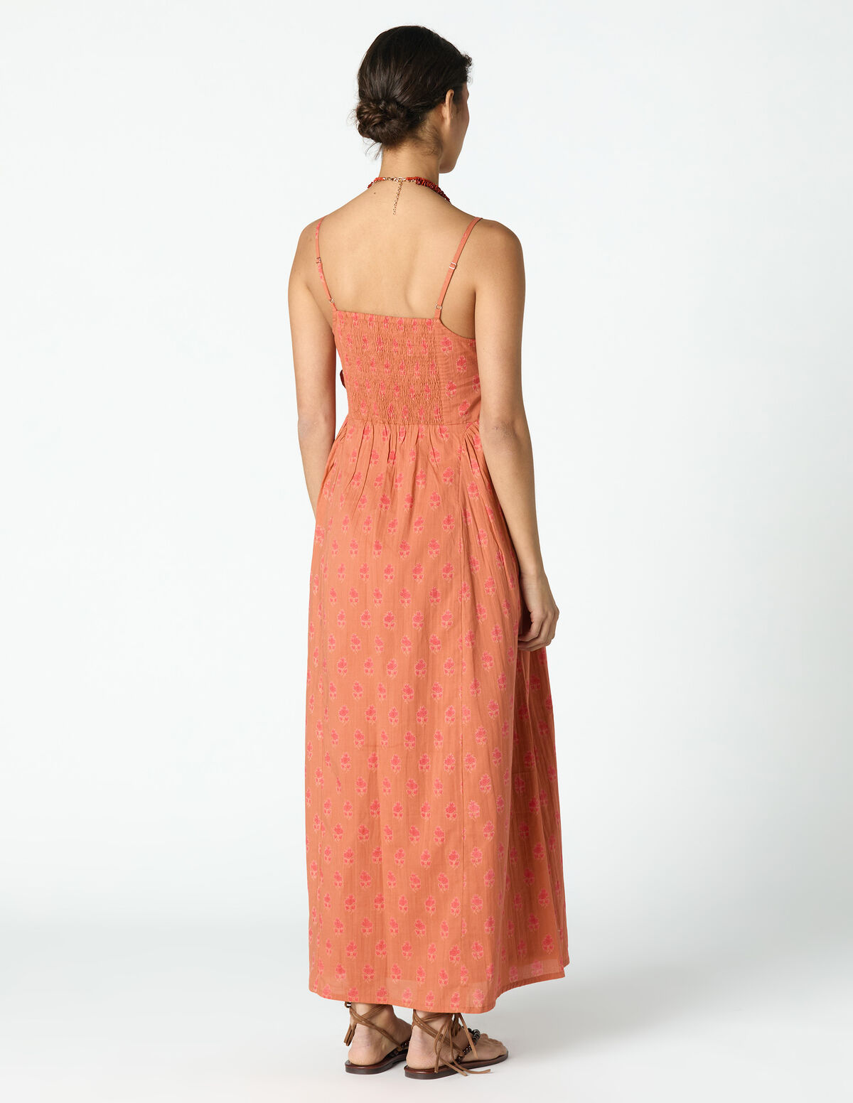 ORANGE BUTI DRESS
