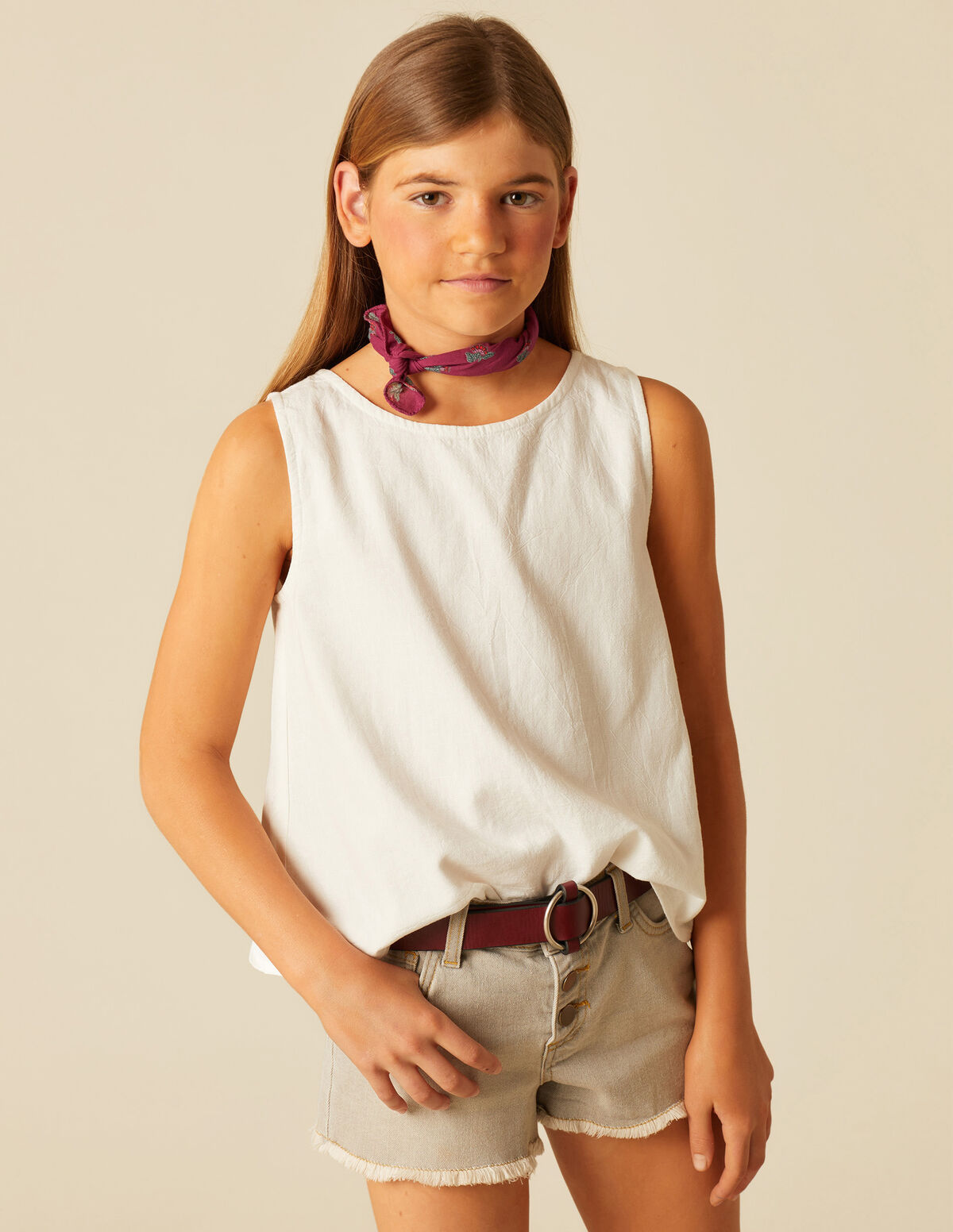 CAMISA ESPALDA CRUZADA BLANCA