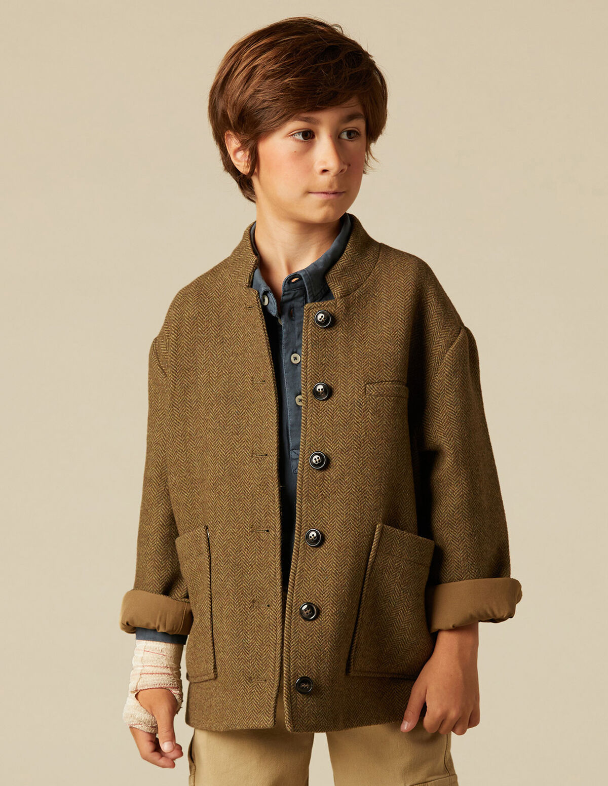 HERRINGBONE JACKET
