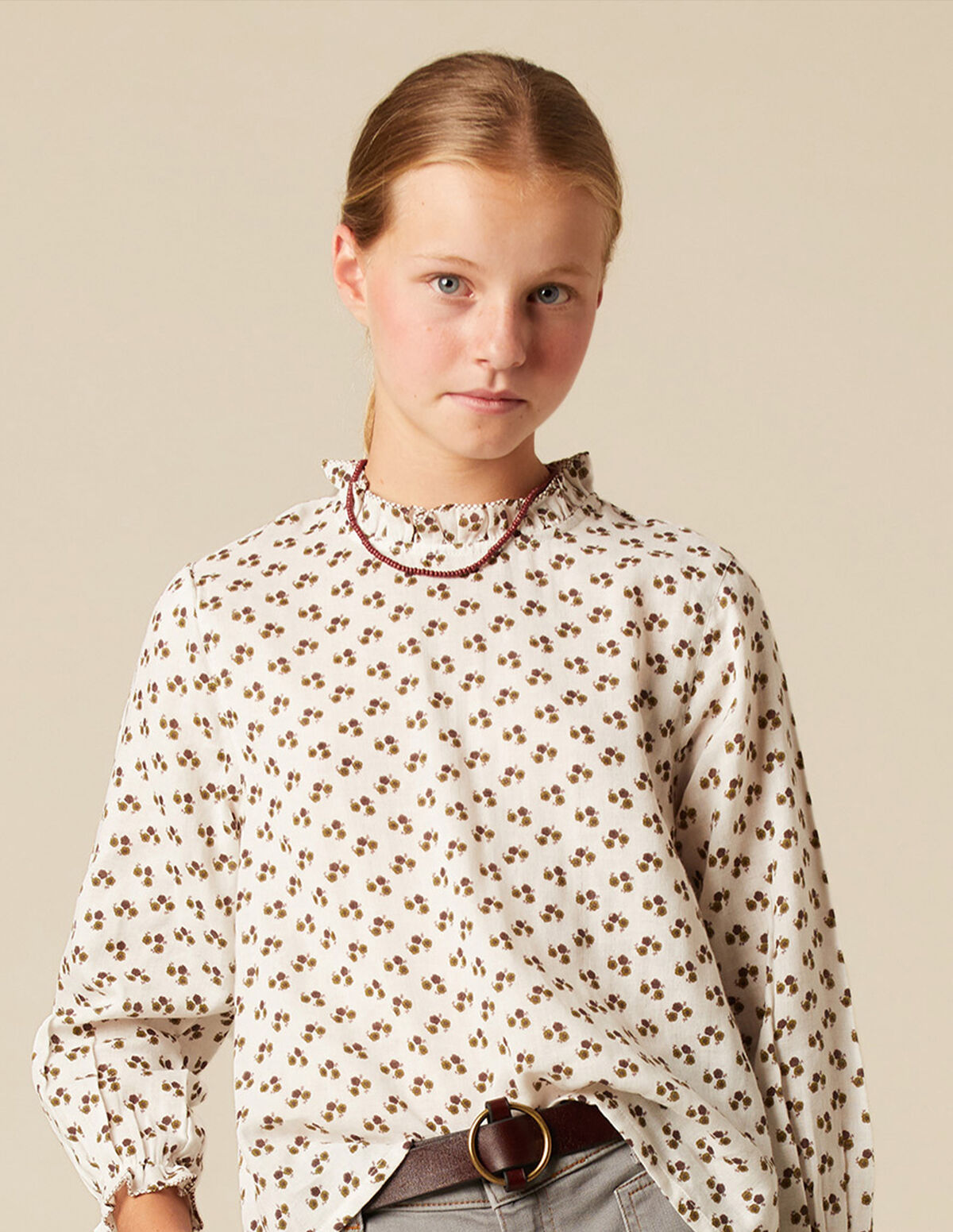 ECRU PRINT SHIRT