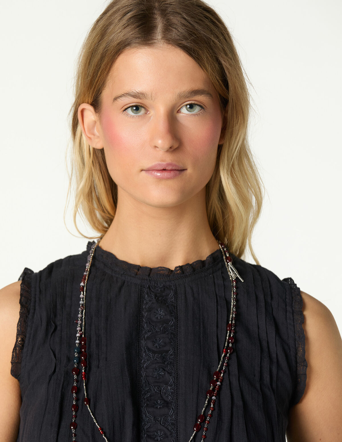 TOP NERVURAS ANTRACITE