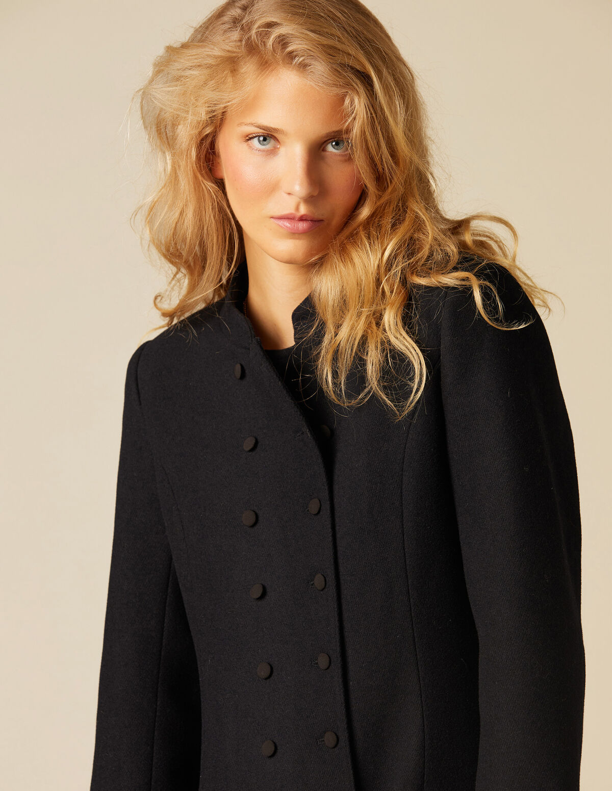 MANTEAU LONG NOIR