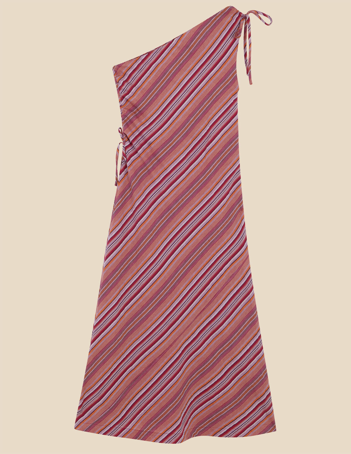 BERRY STIPED DRESS