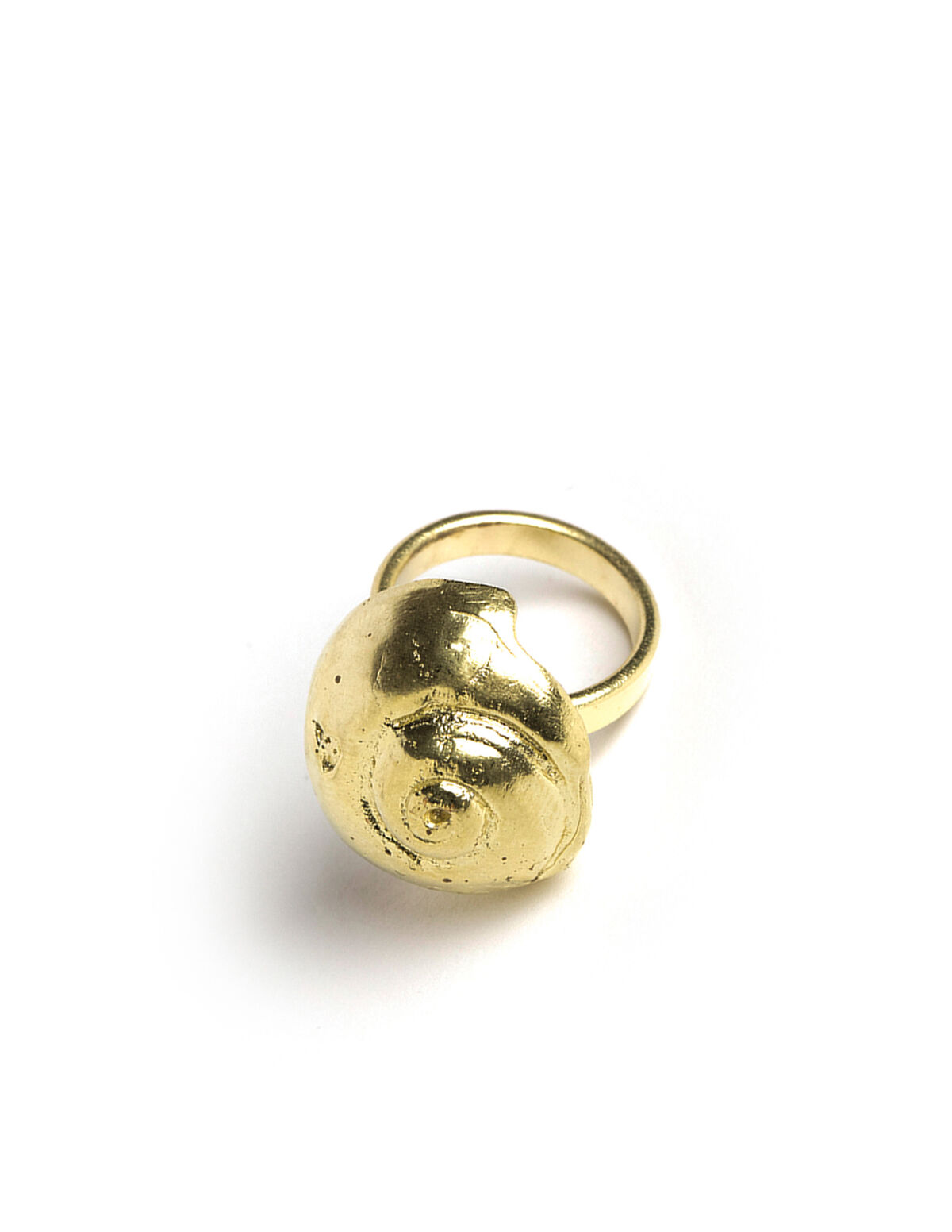 ANILLO CARACOLA DORADA
