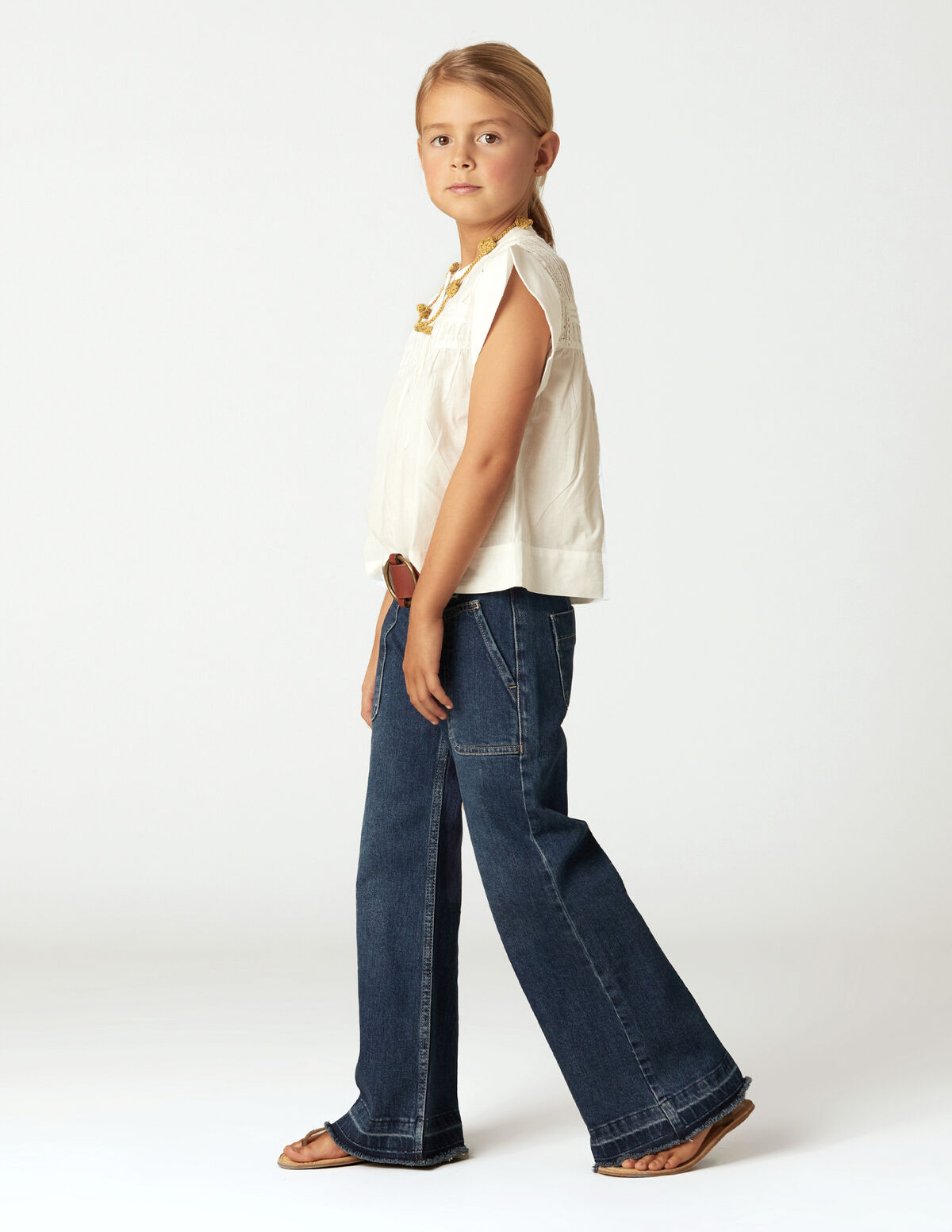 CAL&Ccedil;AS WIDE LEG DENIM