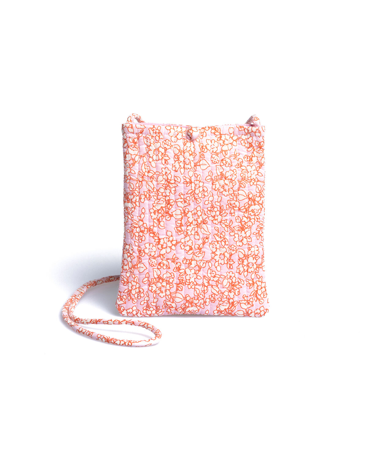 PINK PRINT CROSSBODY BAG