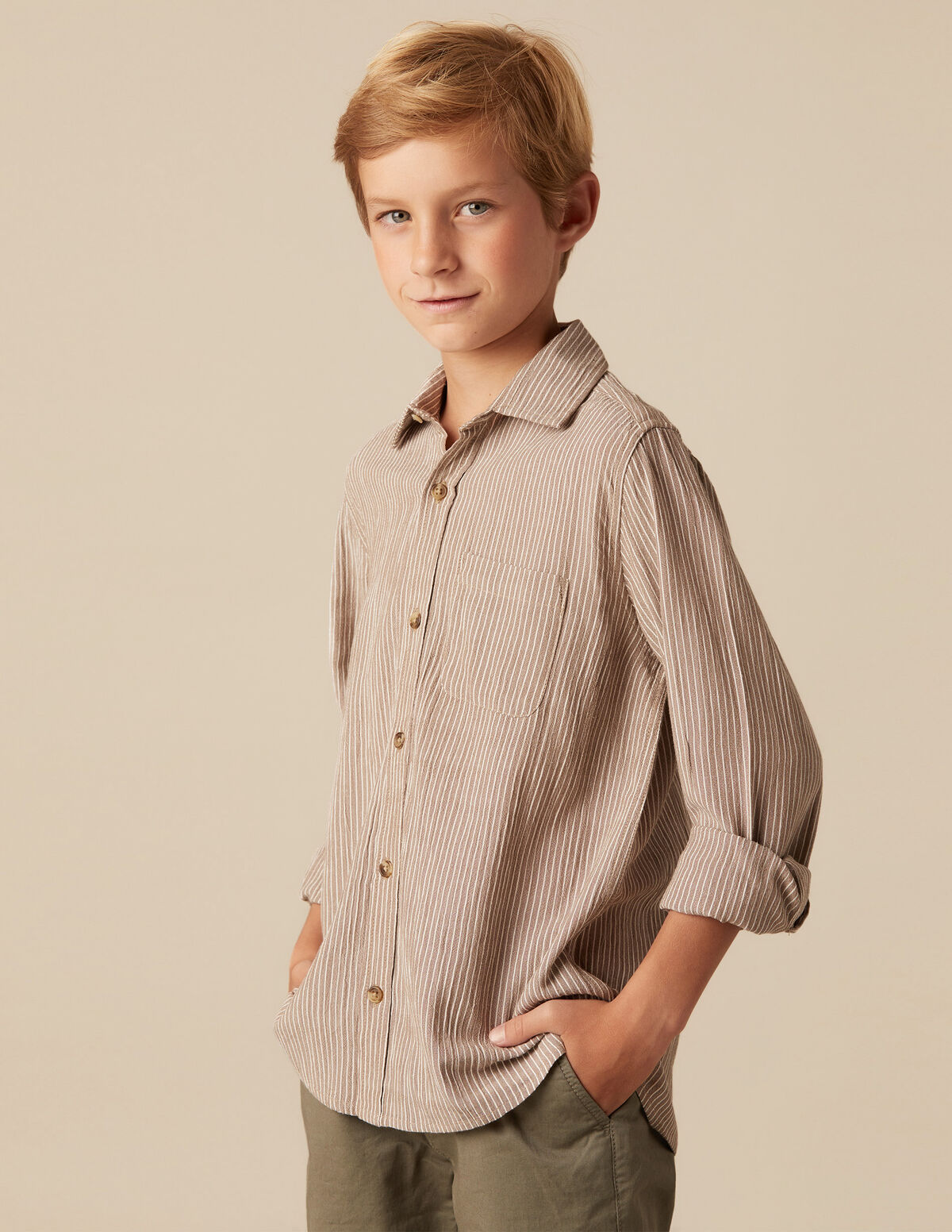 CAMISA RISCA CASTANHA