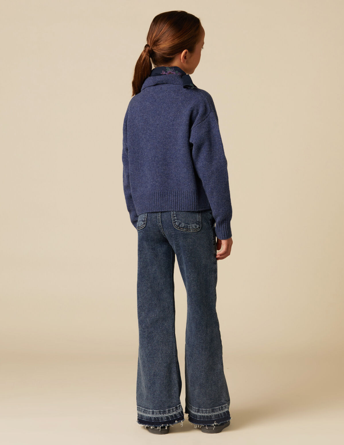 GREY CORD JUMPER
