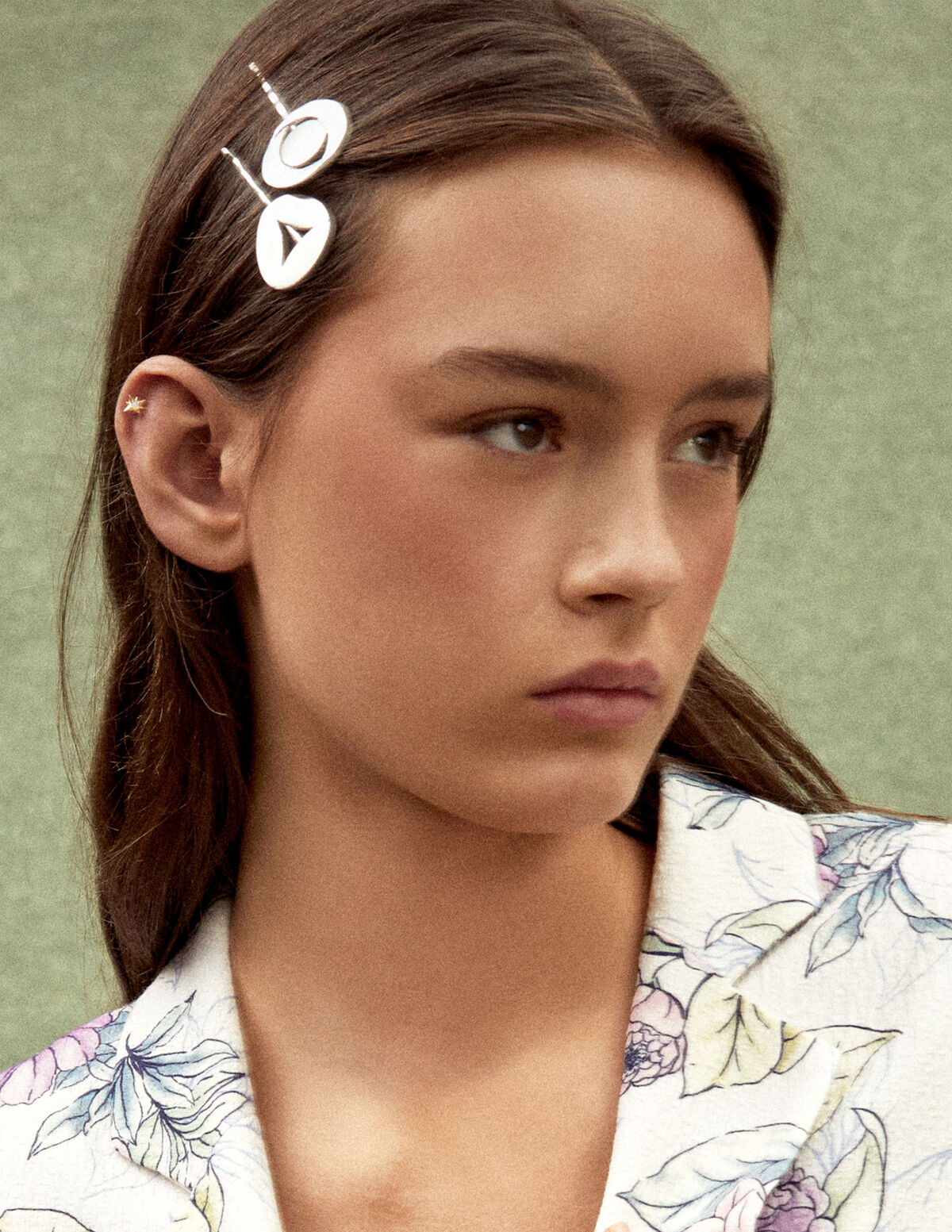 GOLDEN TRIANGLE HAIR CLIP