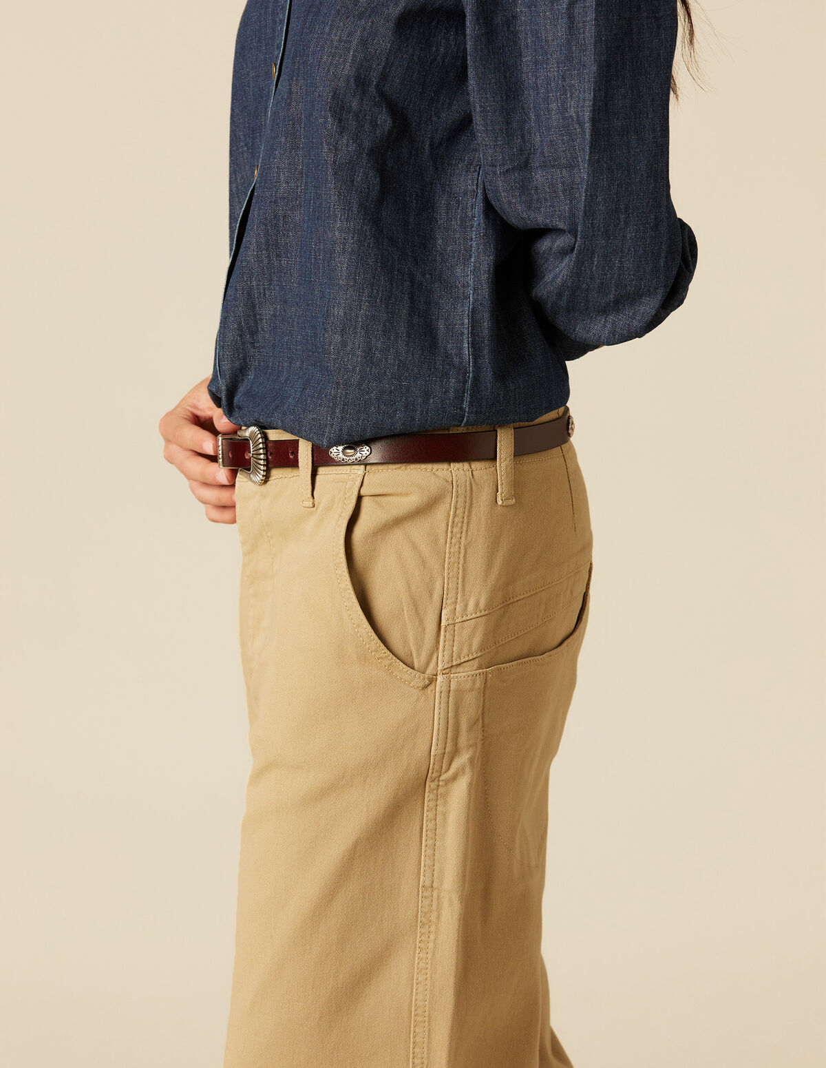 OLIVE TROUSERS