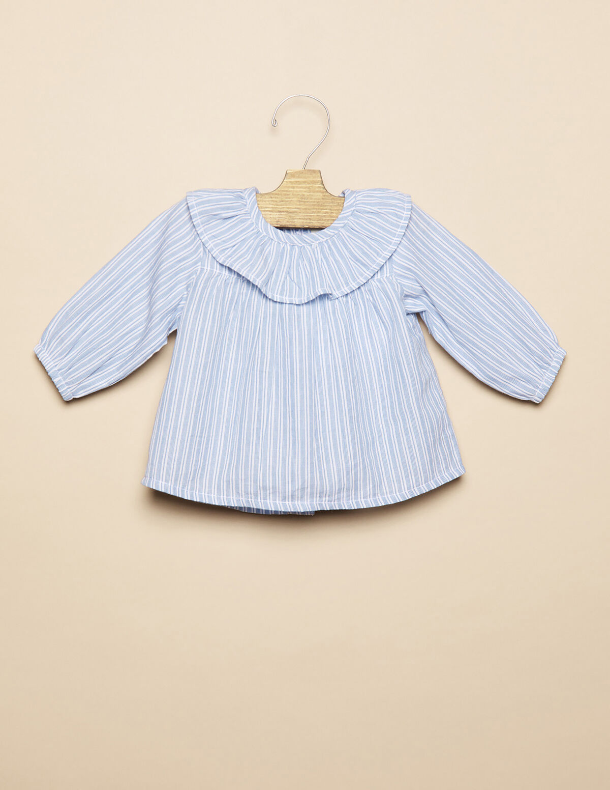 BLUE STRIPED SHIRT