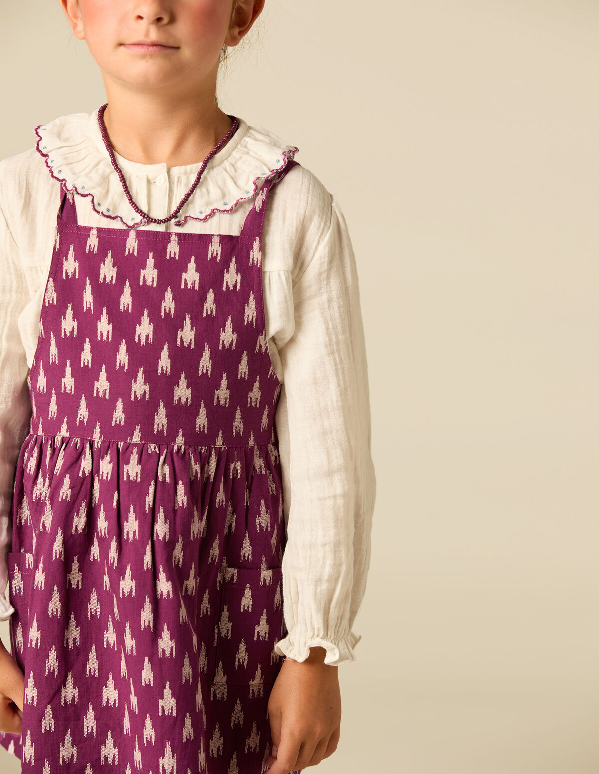 IKAT PINAFORE DRESS