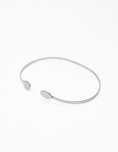 Silver oval choker - Necklaces - Nícoli