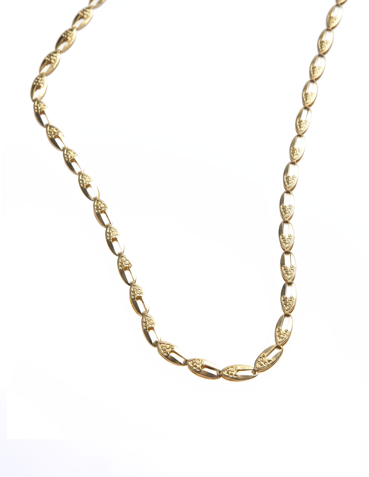 COLAR DE CORRENTE LONGA DOURADO