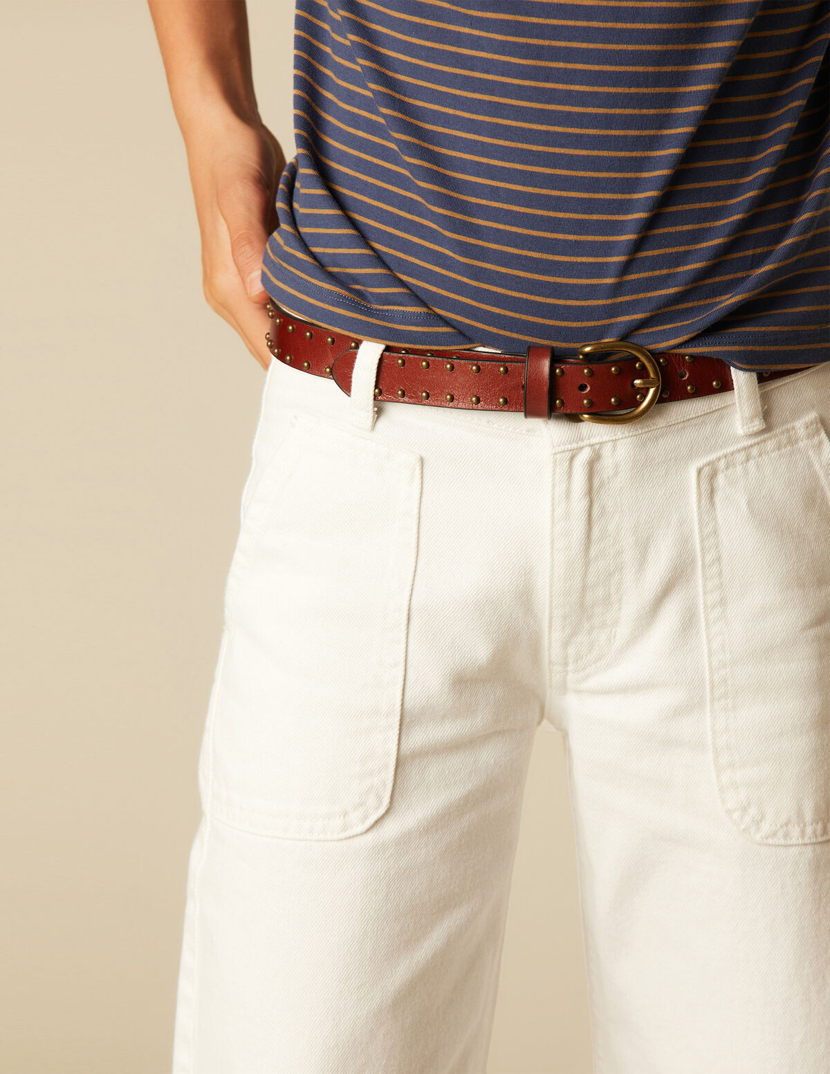 Pantalón wide leg vaquero azul
