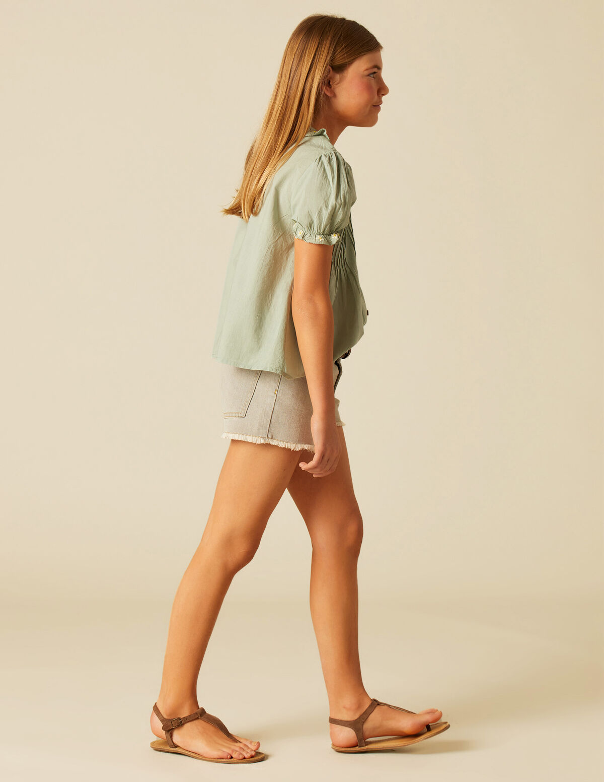 SHORT BOTONES BLANCO