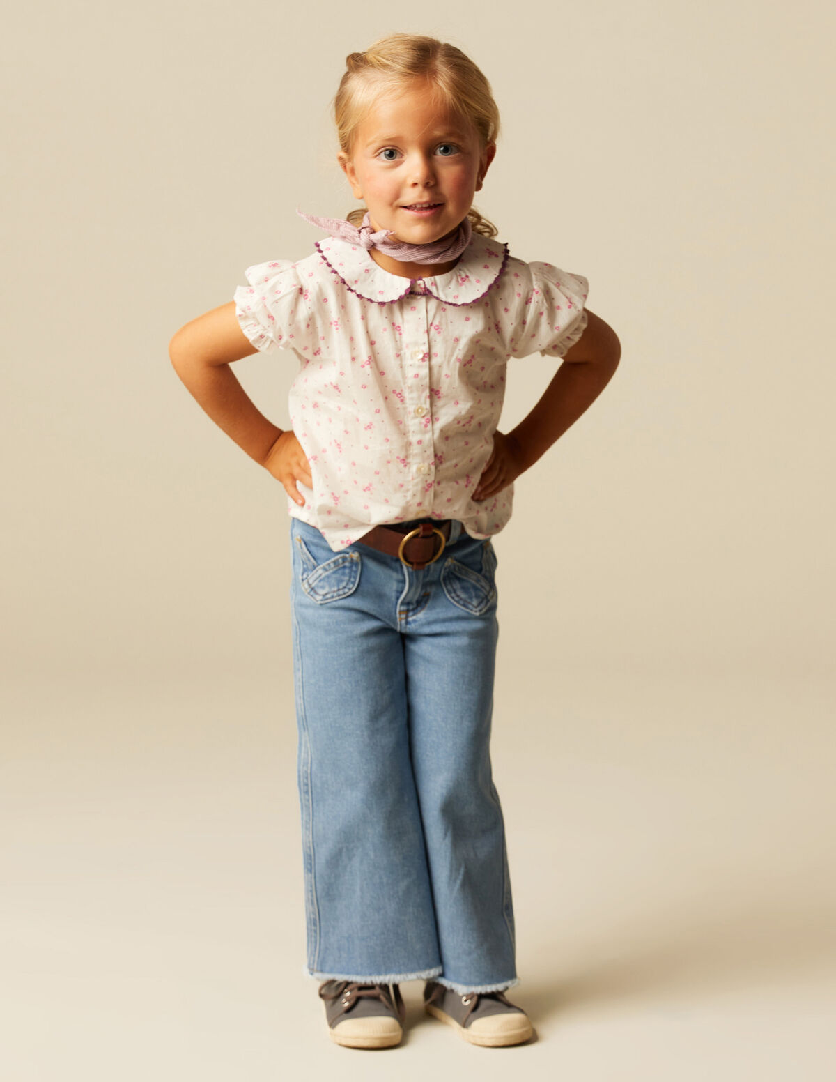 CAMISA FLOR PUNTO MORA