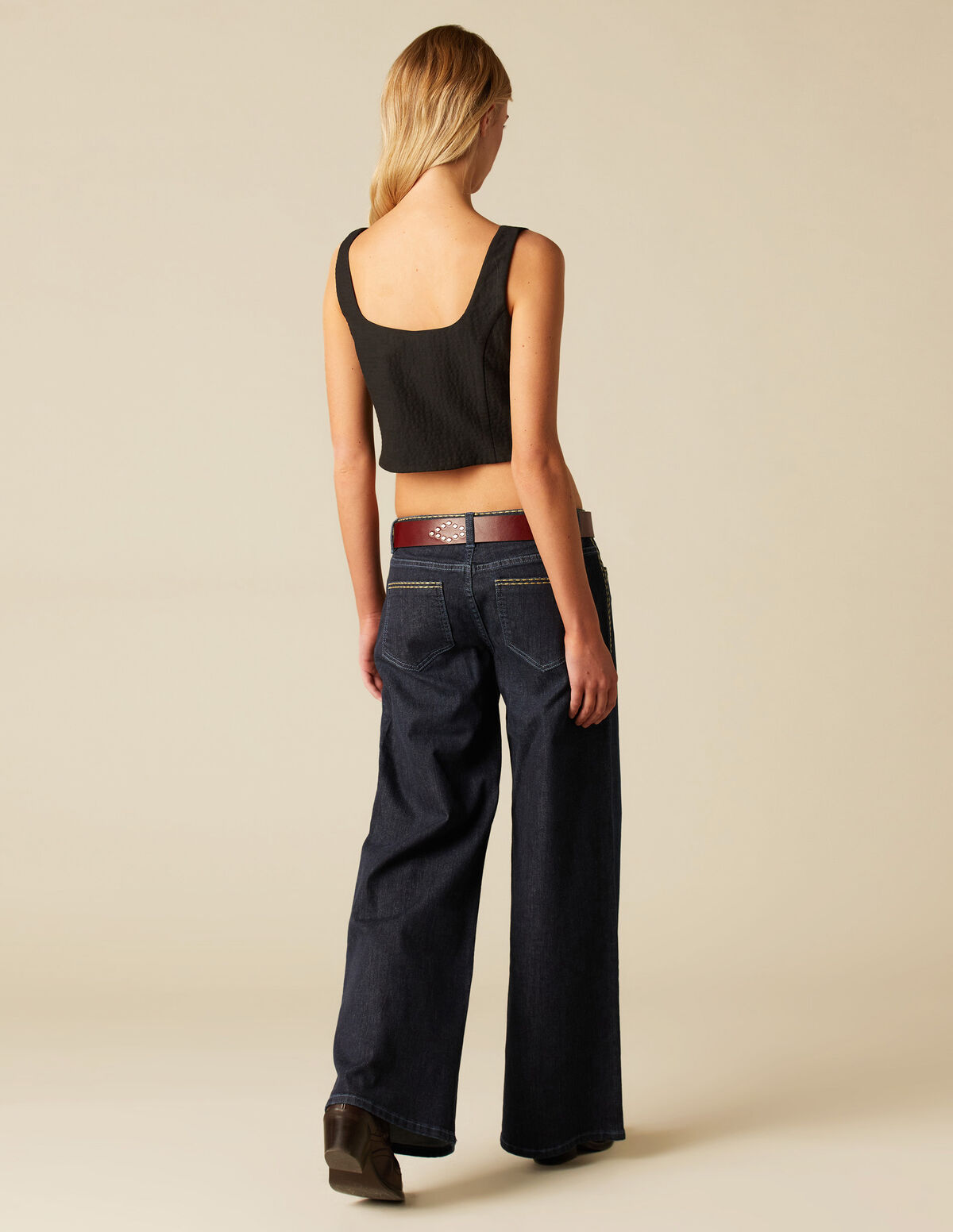 TOP RED CORTES NEGRO