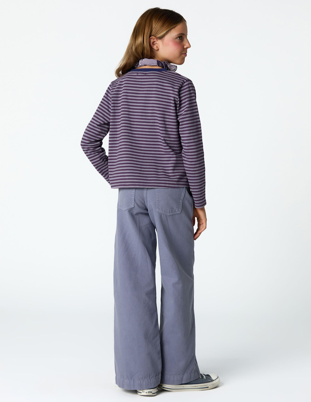 T-SHIRT RISCAS ROXAS