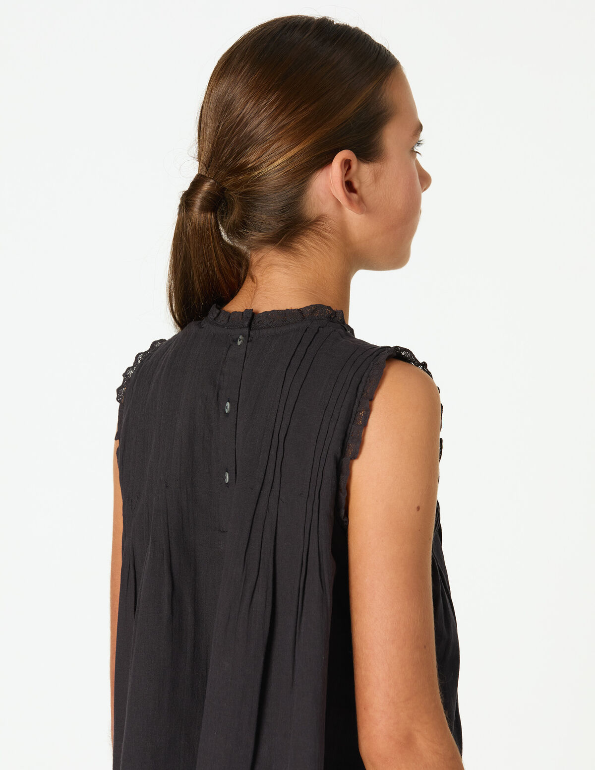 TOP NERVURAS ANTRACITE