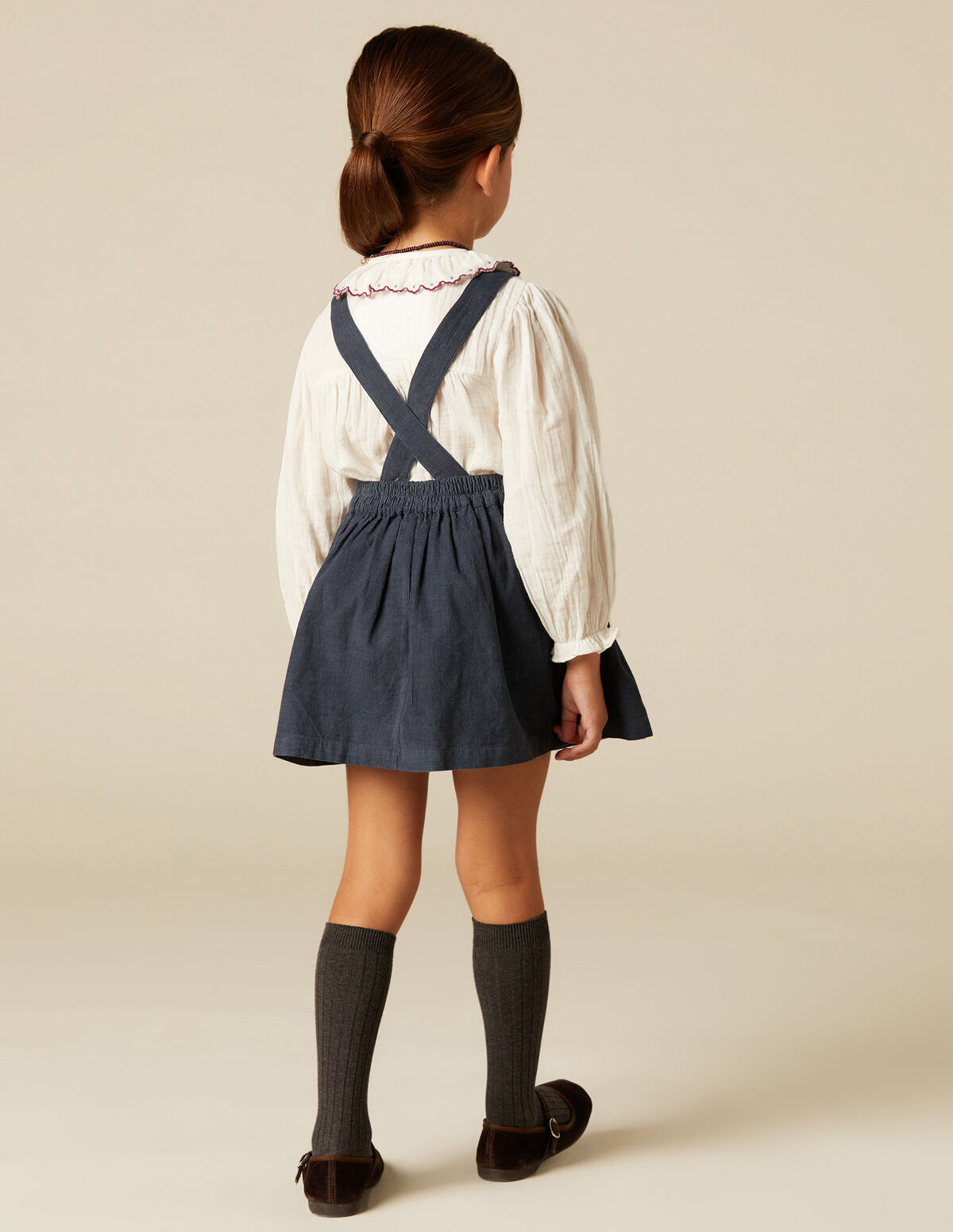 MOOR CORDUROY PINAFORE DRESS
