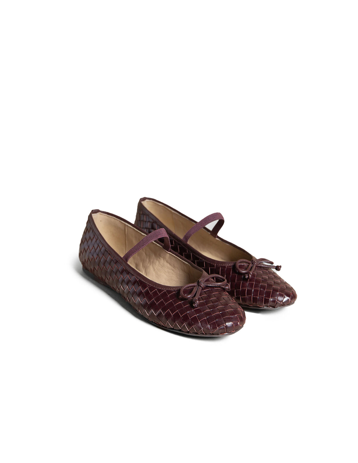 CHERRY BRAIDED BALLERINA