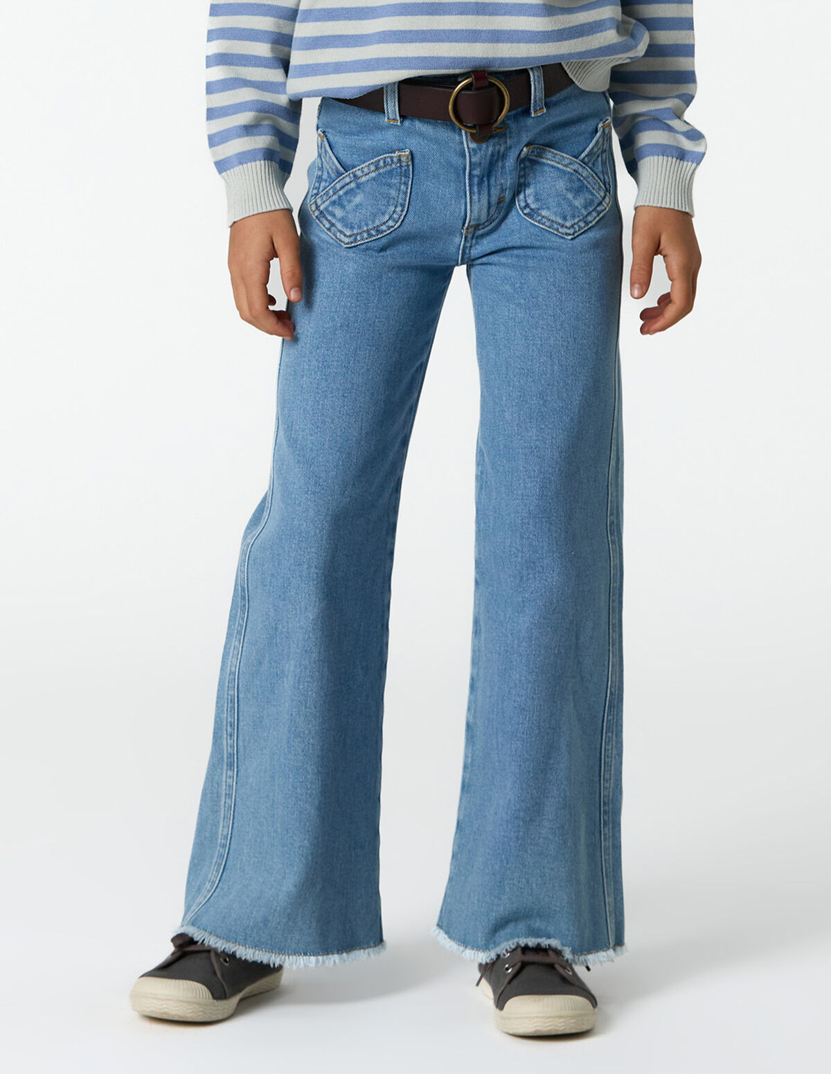 BLUE CROSS-POCKET TROUSERS