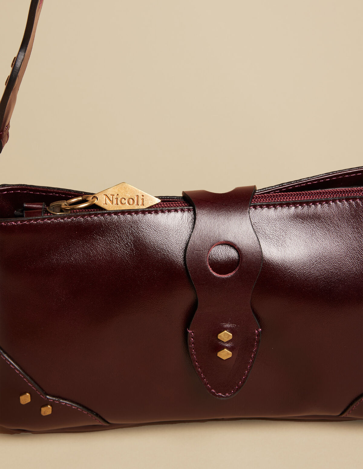 BROWN SPLIT LEATHER MIX BELT