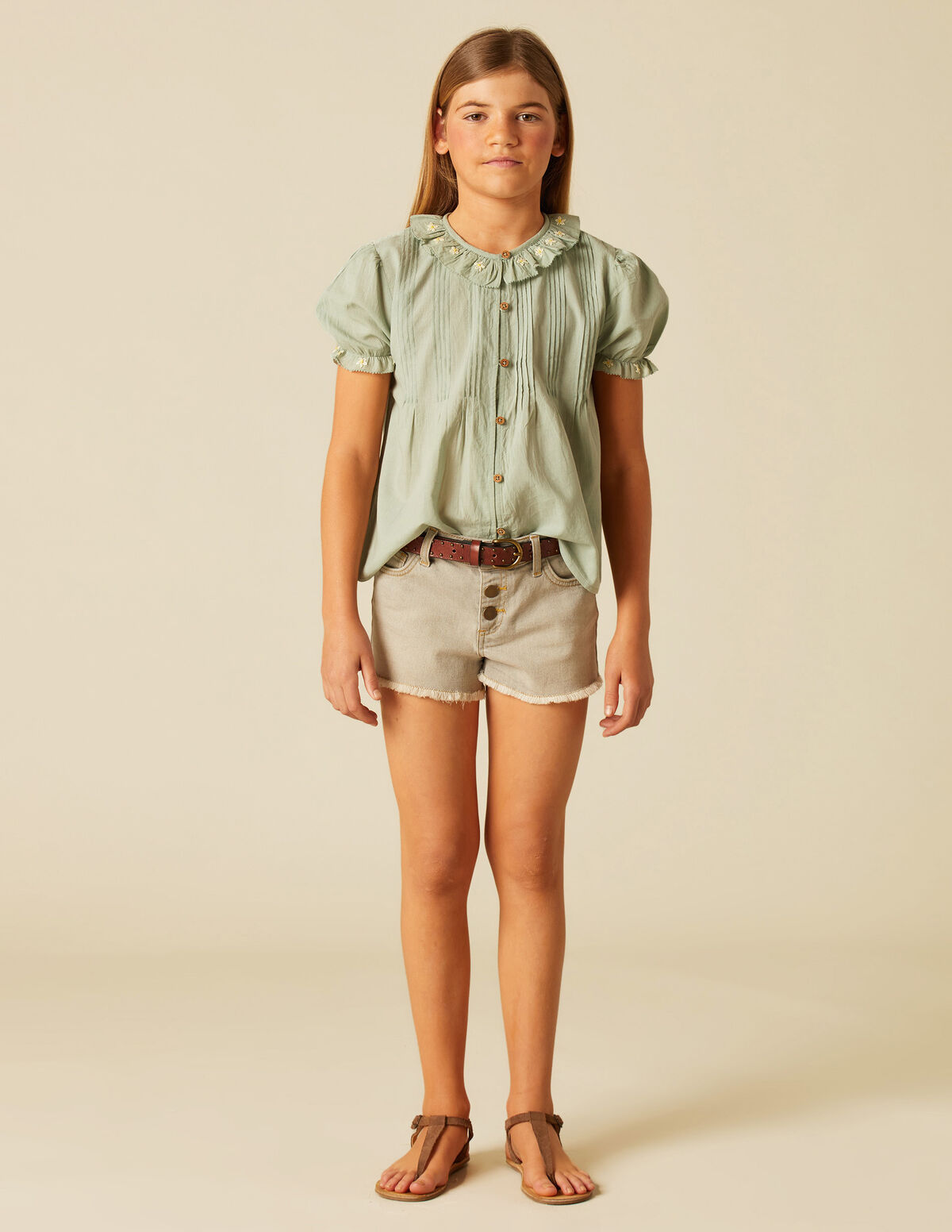 FLORAL EMBROIDERED SHIRT