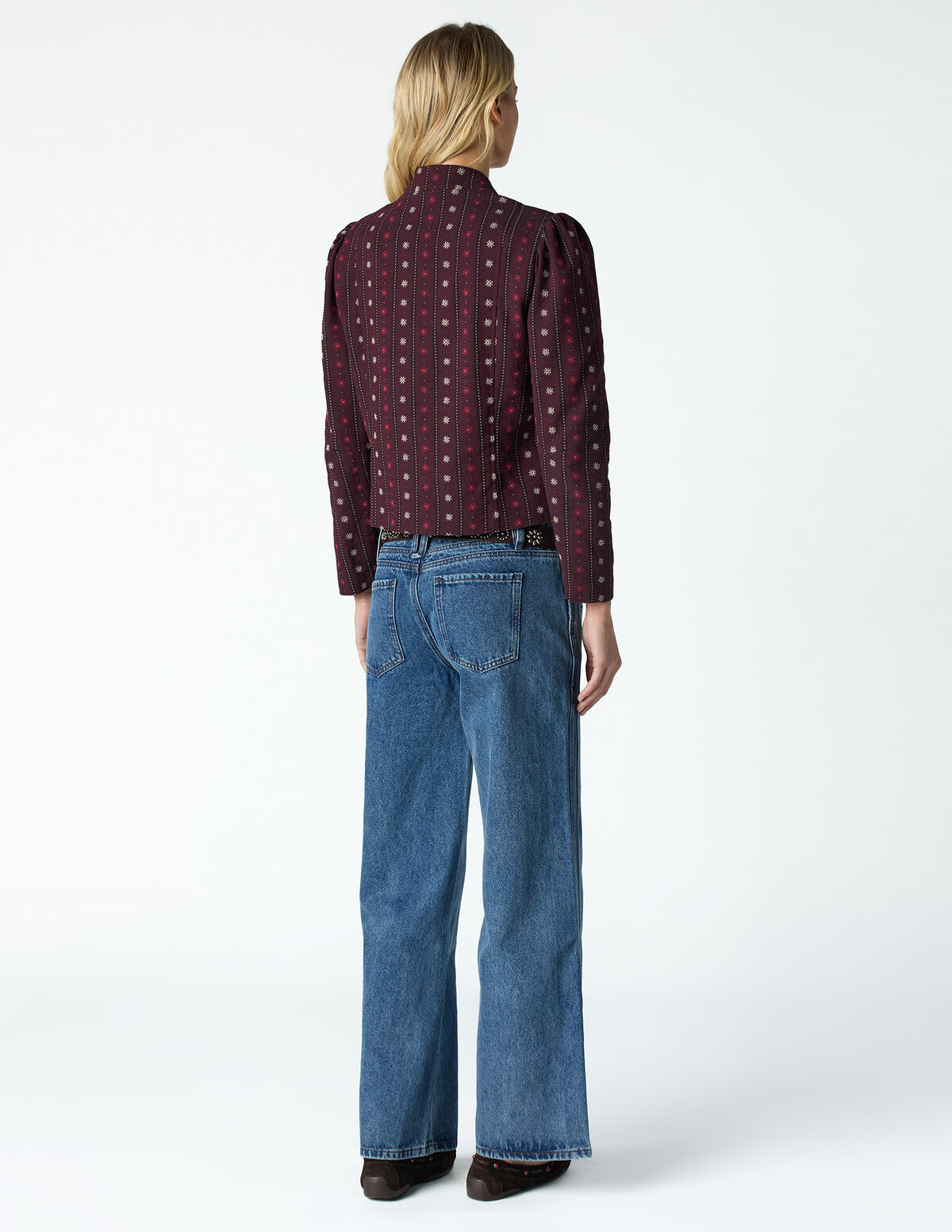 VESTE COL MAO NOIRE SOLEILS