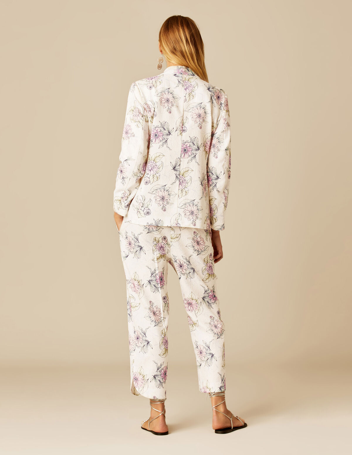 PANTALON ONDE LATÉRALE FLEUR