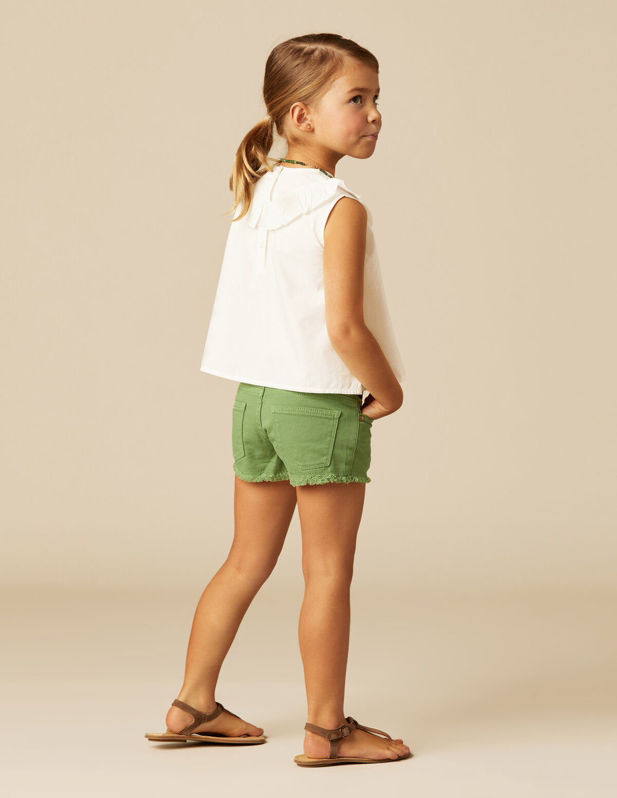 SHORT JEAN BLEU CLAIR