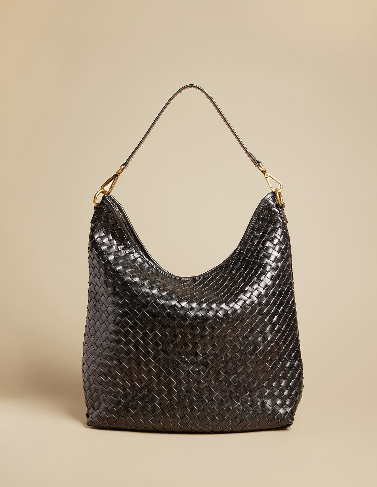 BOLSO TRENZADO MARRÓN