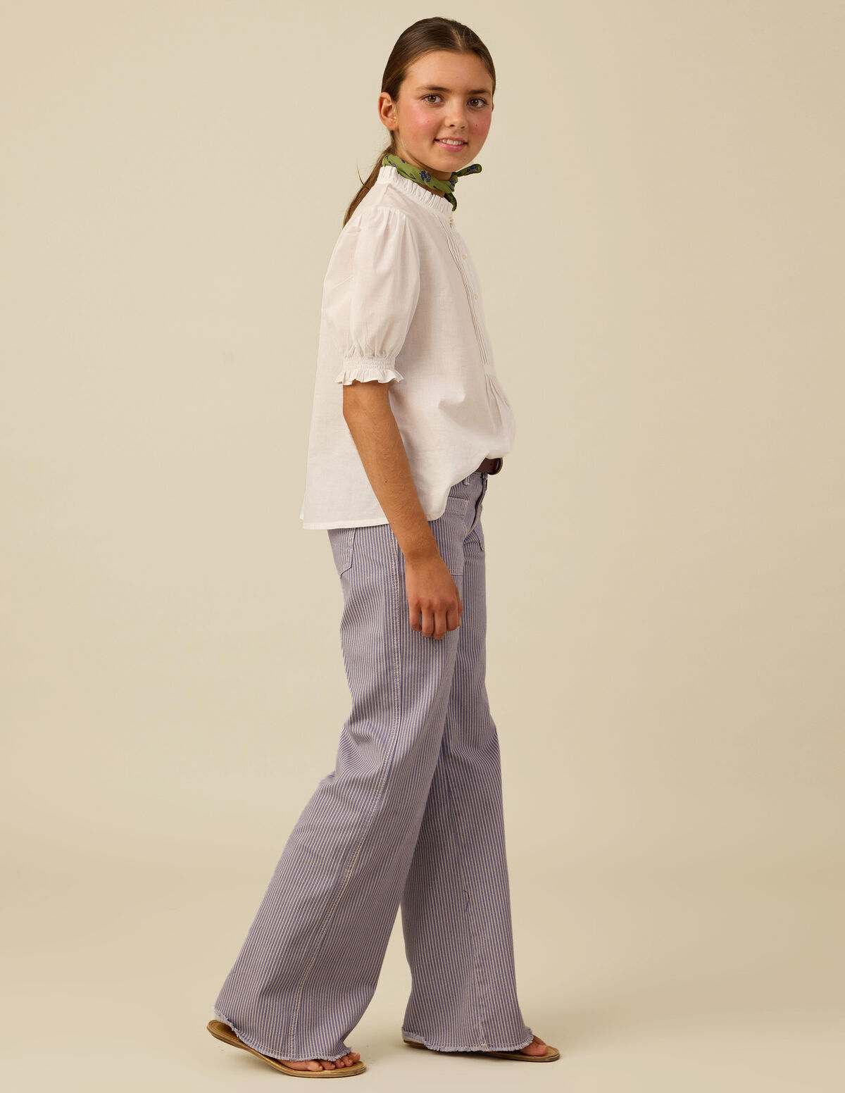 PANTALÓN BOLSILLO CRUZADO AZUL