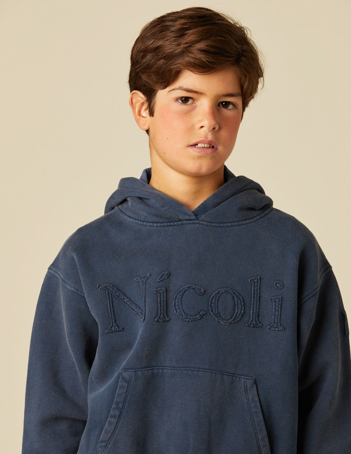 SWEATSHIRT CAPUZ NÍCOLI AZUL