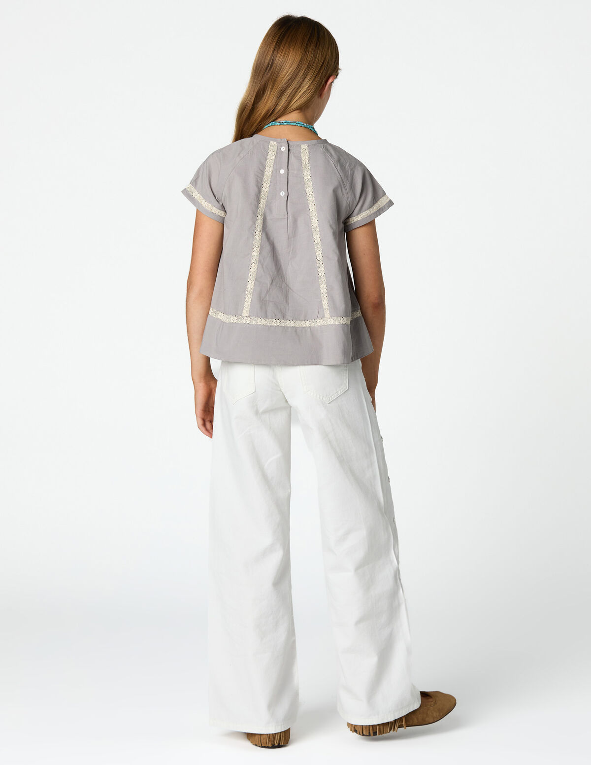 IRON GREY LACE SHIRT