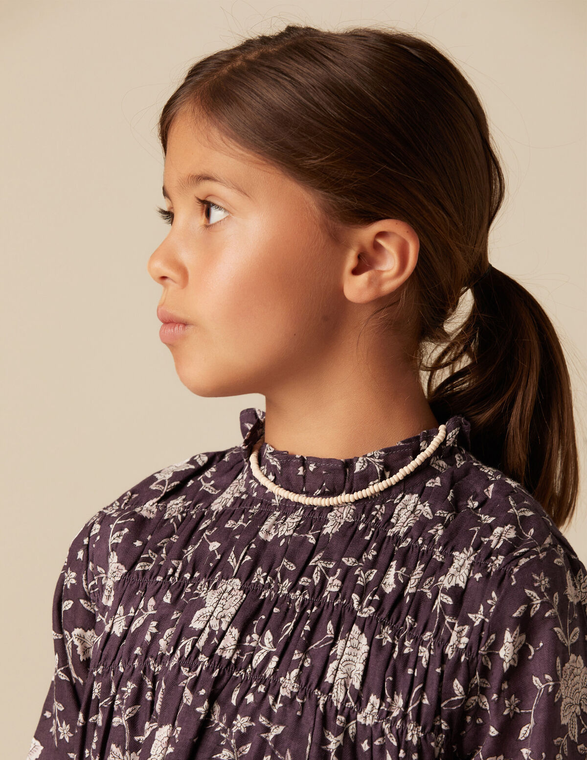 MAROON INDIAN FLORAL DRESS