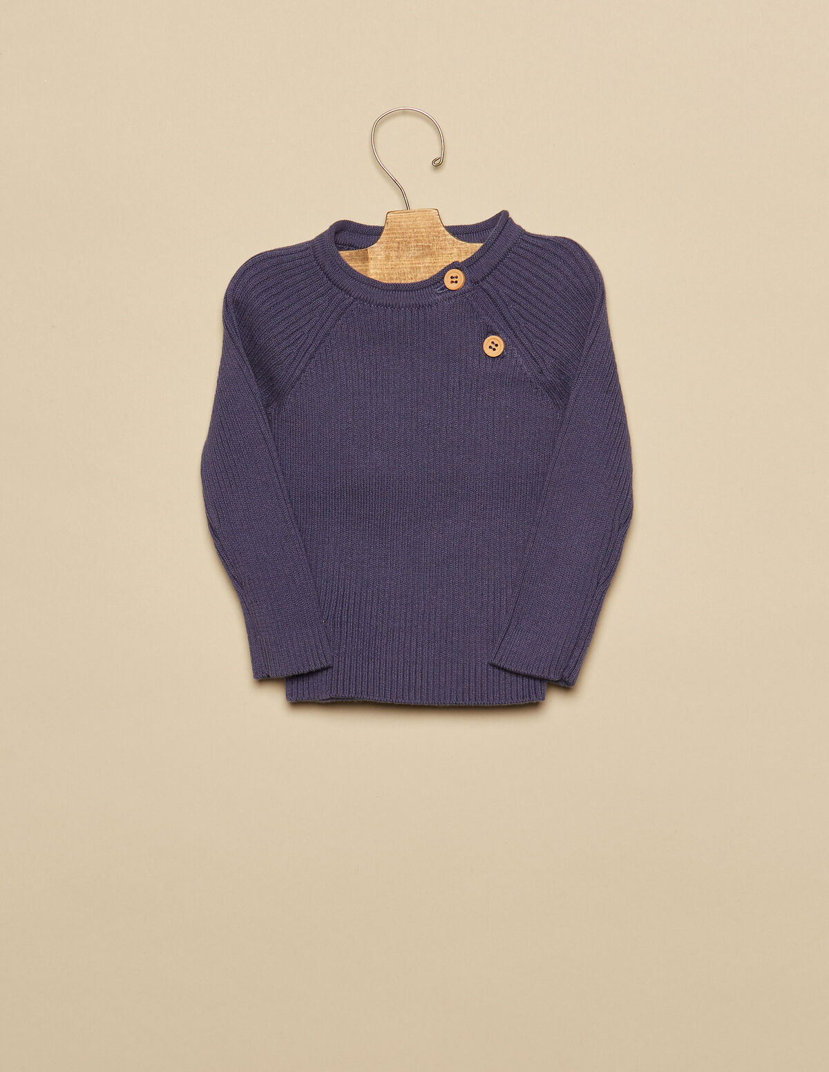 PULL BÉBÉ MAILLE BLEU