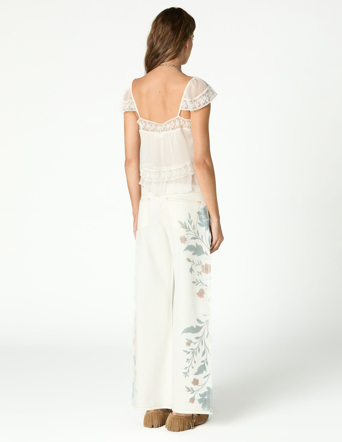 TOP CREPE RENDA &Eacute;CRU