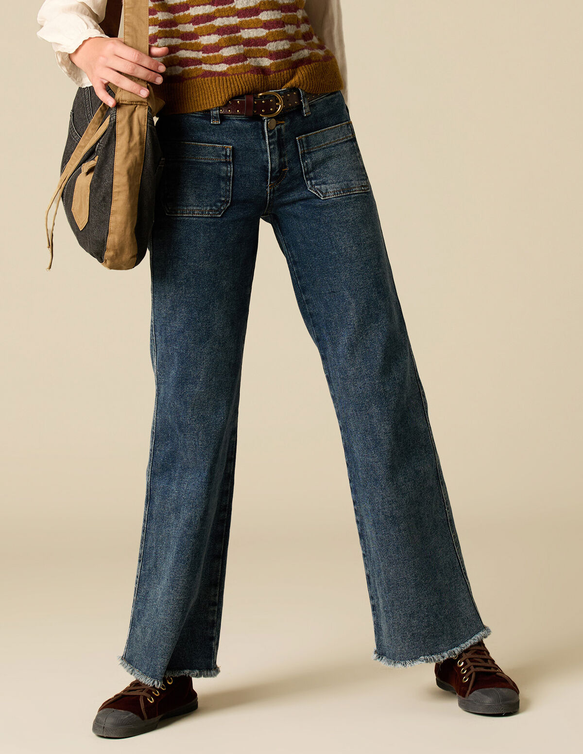 BLUE POCKET JEANS