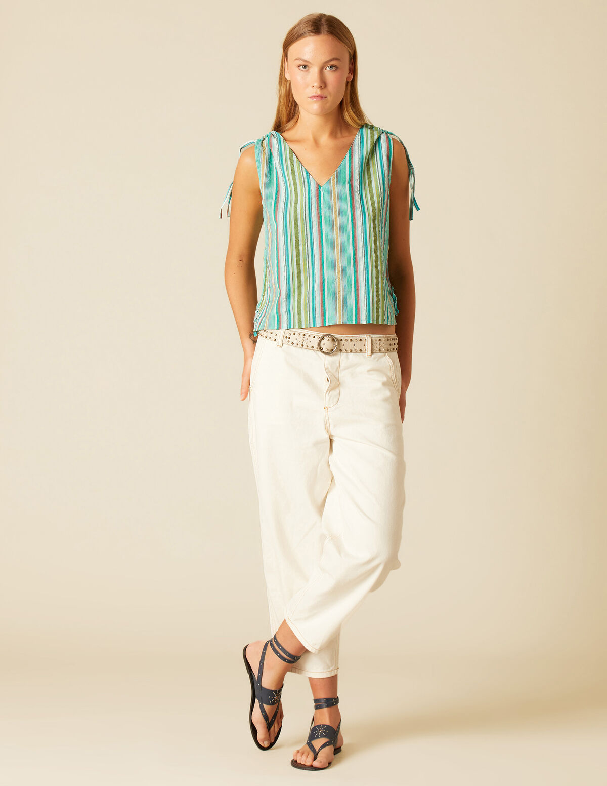 CAMISA RISCA MULTICOLOR AMORA