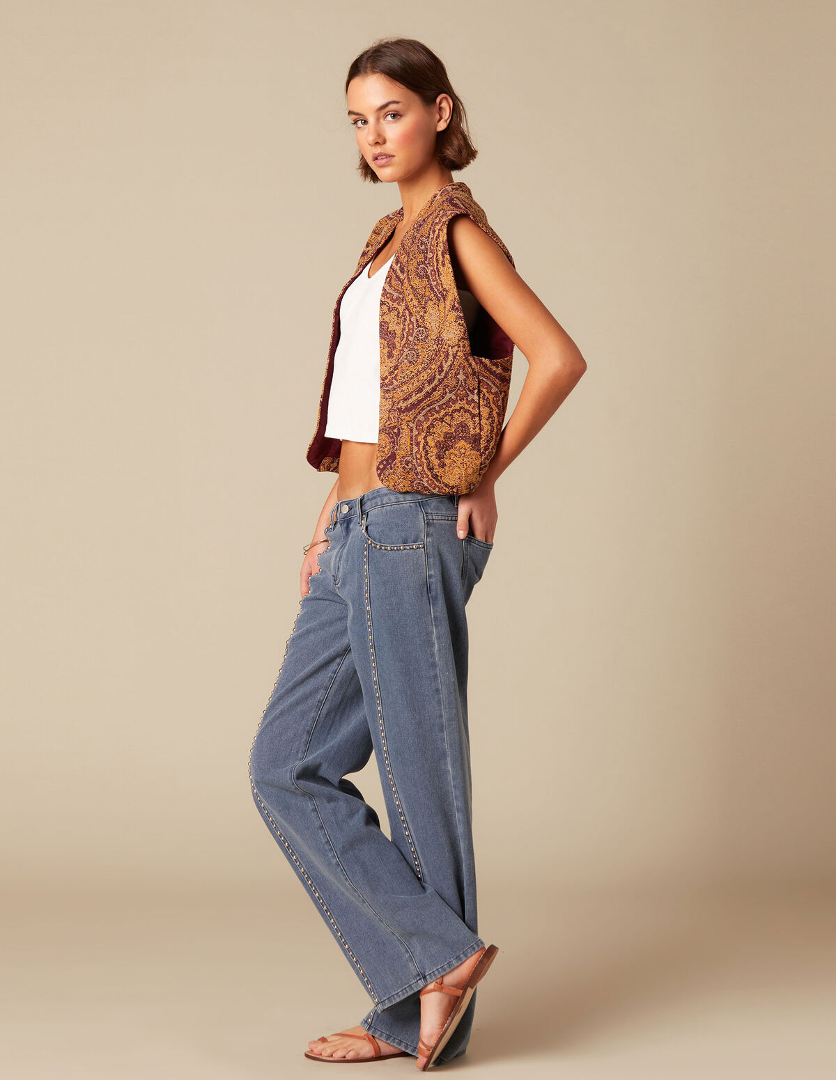 CHALECO PAISLEY