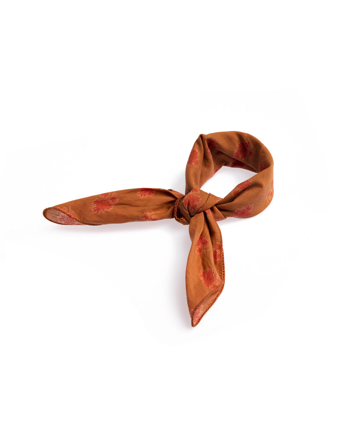 ORANGE BUTI SCARF